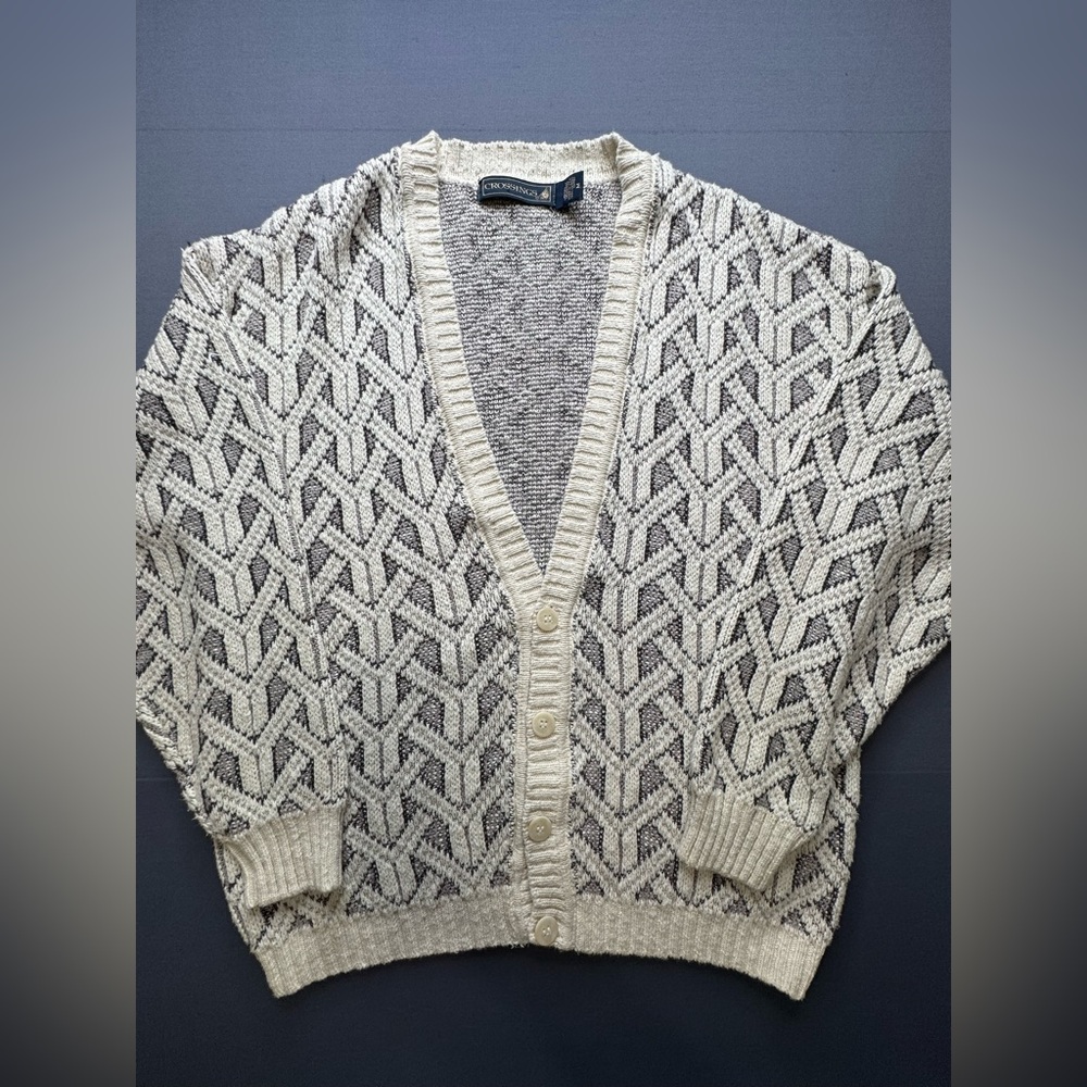 Vintage Crossings Cardigan size medium #1188